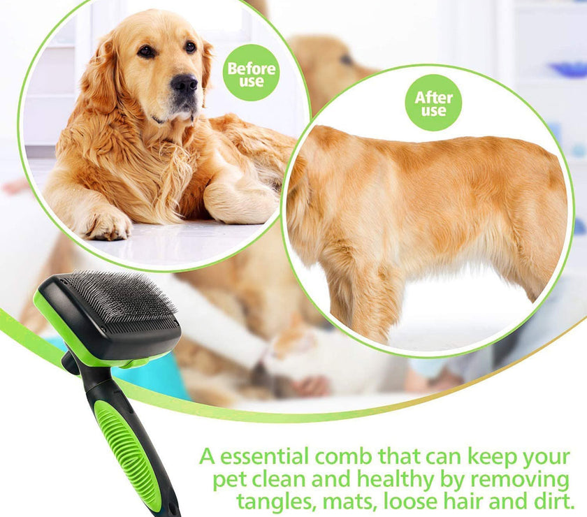Self Cleaning Dog Brush