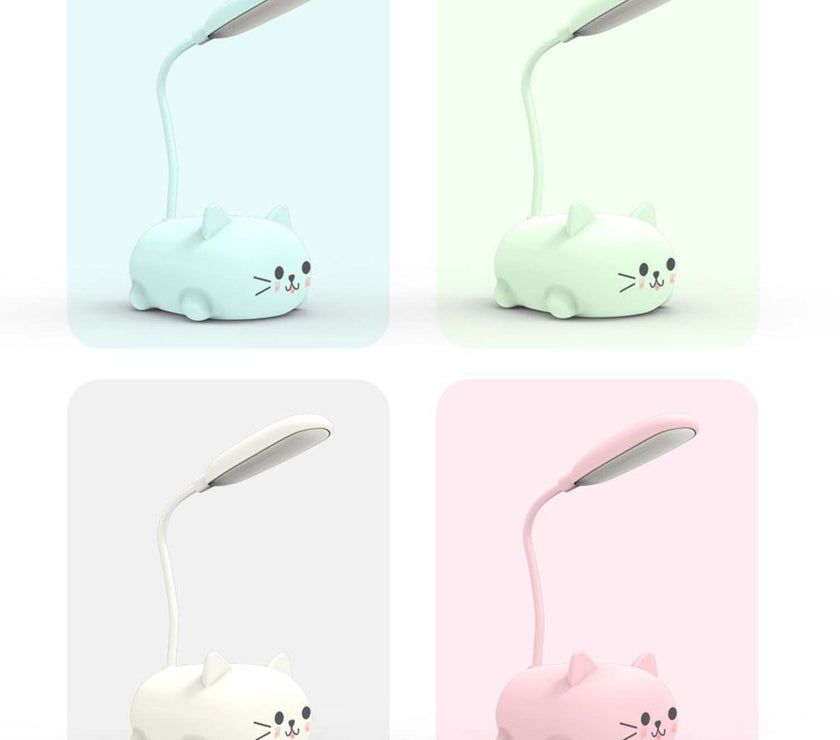 4 cute cat desk lamps,