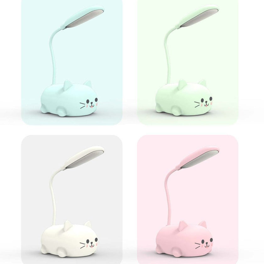 4 cute cat desk lamps,
