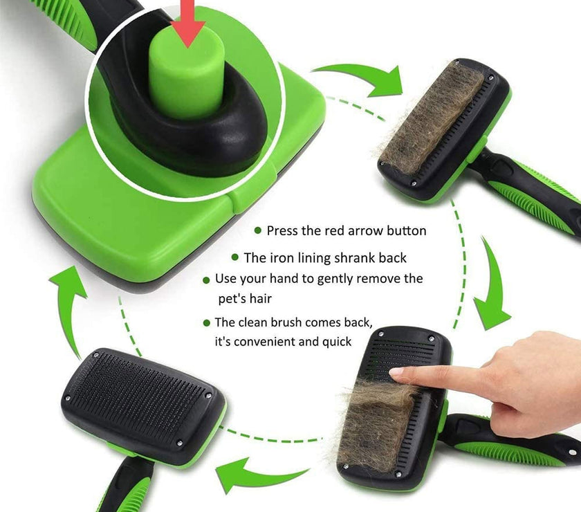 Self Cleaning Dog Brush