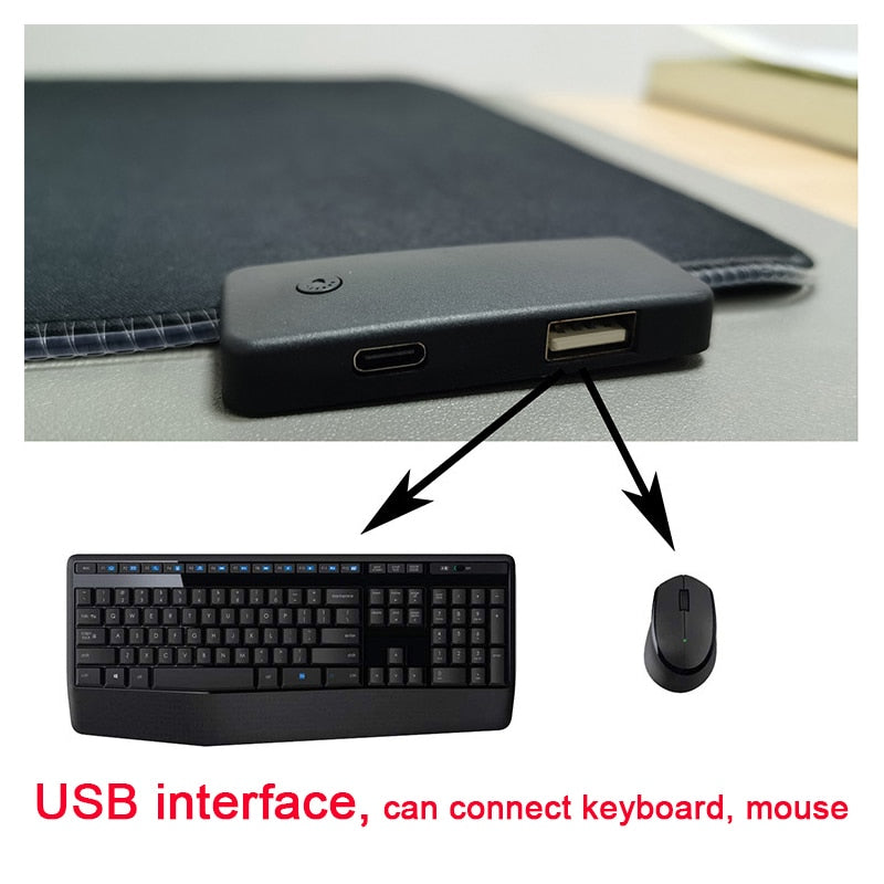RGB Mouse Pad with Cable USB interface