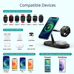 Compatible devices 3-in-1 wireless charger stand