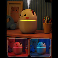 Cute Cat Humidifier at night