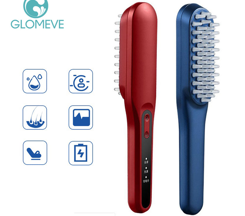 Hair Growth Comb Red and Blue