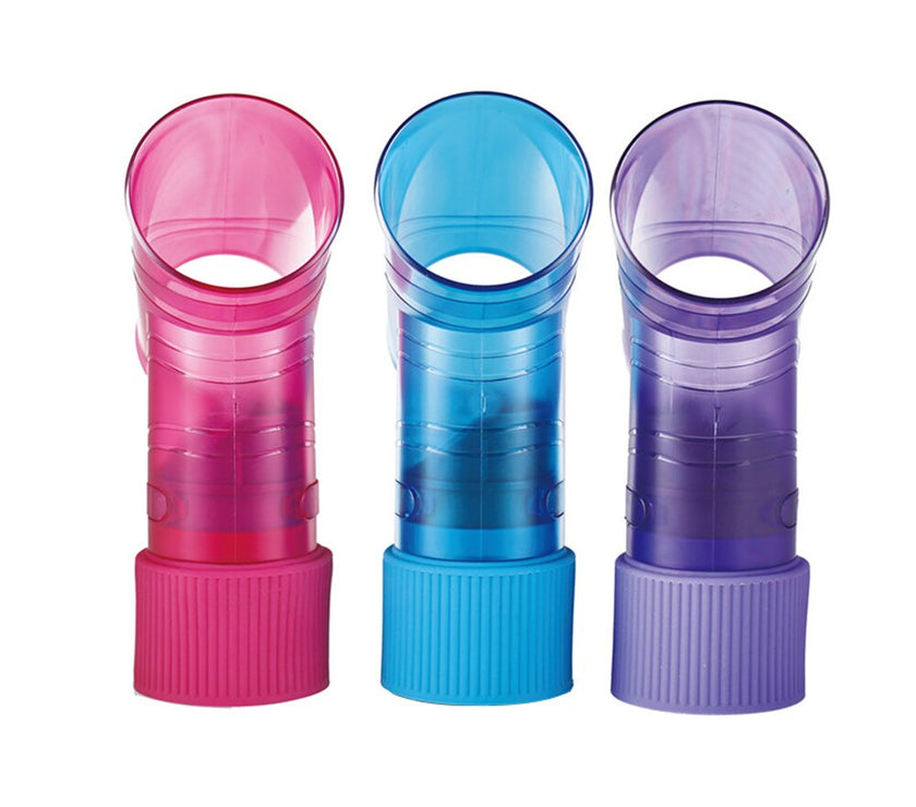 DIY Hair Dryer  red, violet, blue