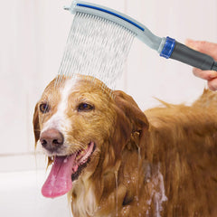 Dog Shower Sprayer Attachment with dog