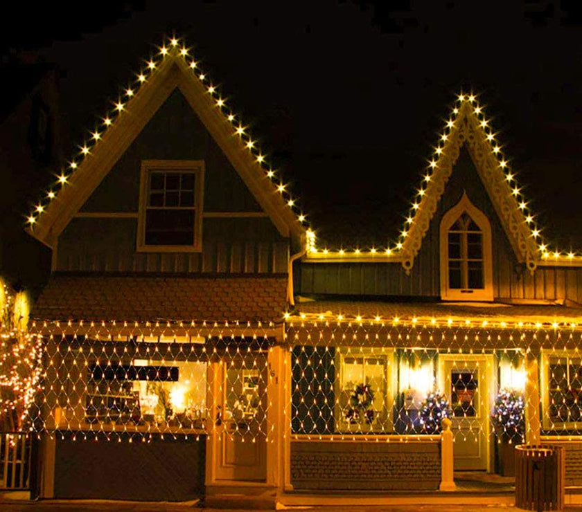 Net Mesh Solar Fairy Lights