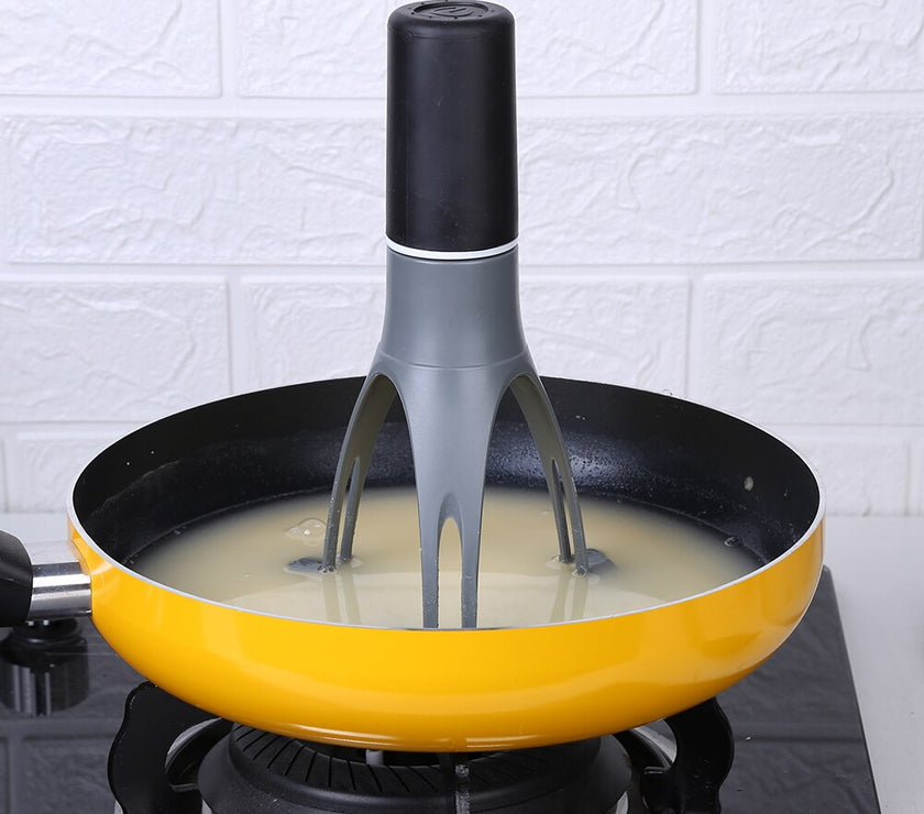 3 Speed Egg Beater in pan
