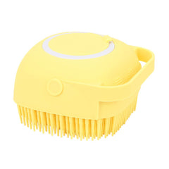 Dog Bath brush  yellow