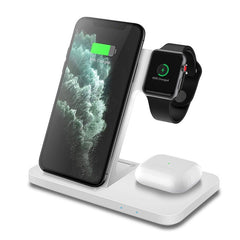 3in1 Wireless Fast Charger Dock Station for multiple Apple Devices