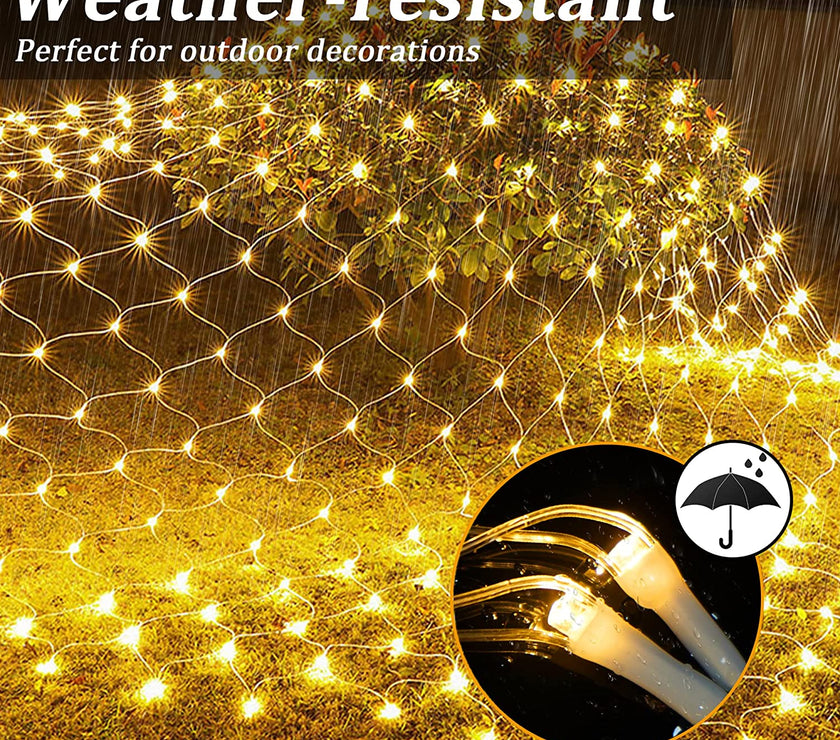 Net Mesh Solar Fairy Lights