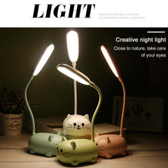 4 cute cat desk lamps,