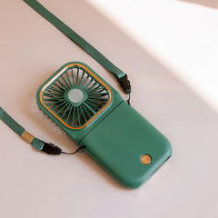 Green Mini Cooling Foldable Fan