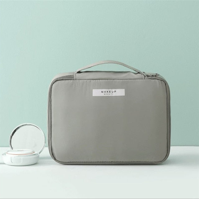 Grey Makeup Bag