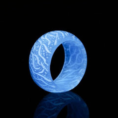 Love Glow Ring Light Blue