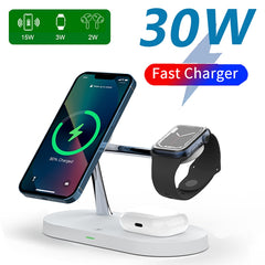 3-in-1 Wireless charger stand for iPod, Apple Watch & Air Pro Pros