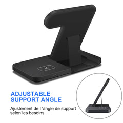 3in1 Wireless Fast Charger Dock Station for multiple Apple Devices