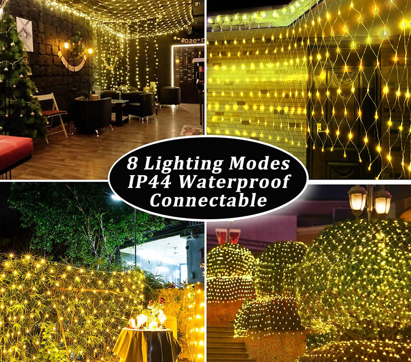 Net Mesh Solar Fairy Lights