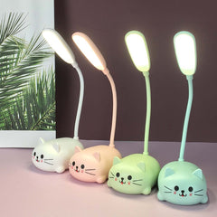 4 cute cat desk lamps,