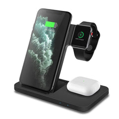 3in1 Wireless Fast Charger Dock Station for multiple Apple Devices