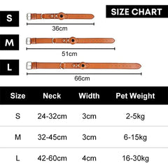 Collar size chart