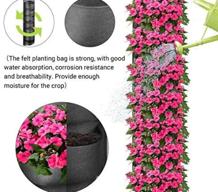 Vertical Hanging Garden Flower Pots