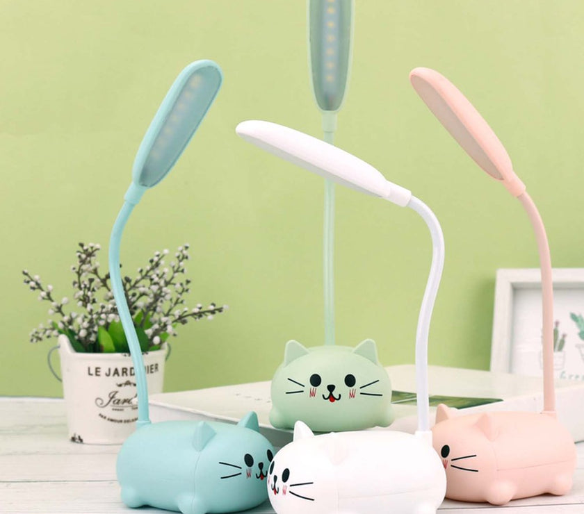 4 cute cat desk lamps,