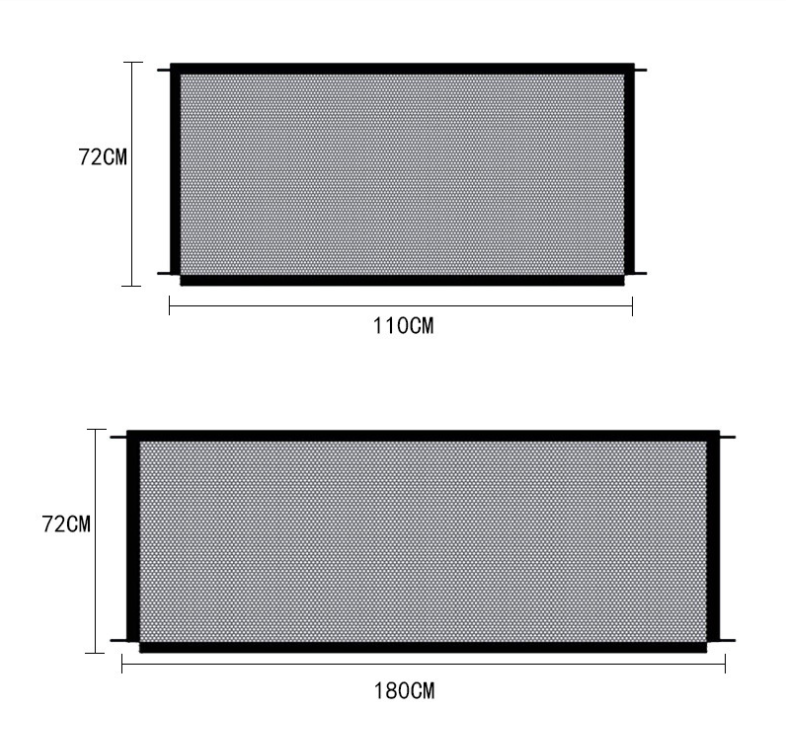Pictures of Pet Gate with dimensions