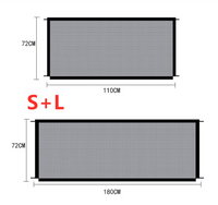 Pet safety dimensions for Small & Large gates